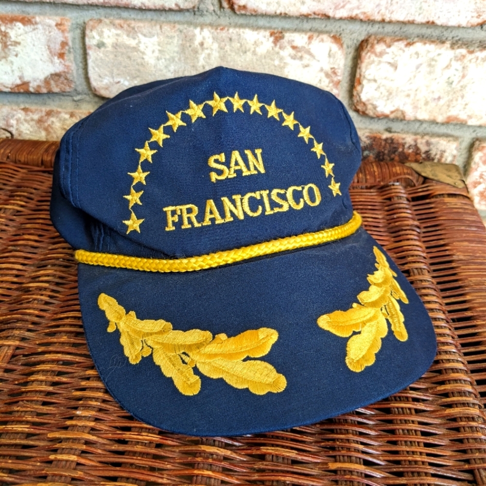 ⭐ San Francisco Navy Blue Nautical Cap